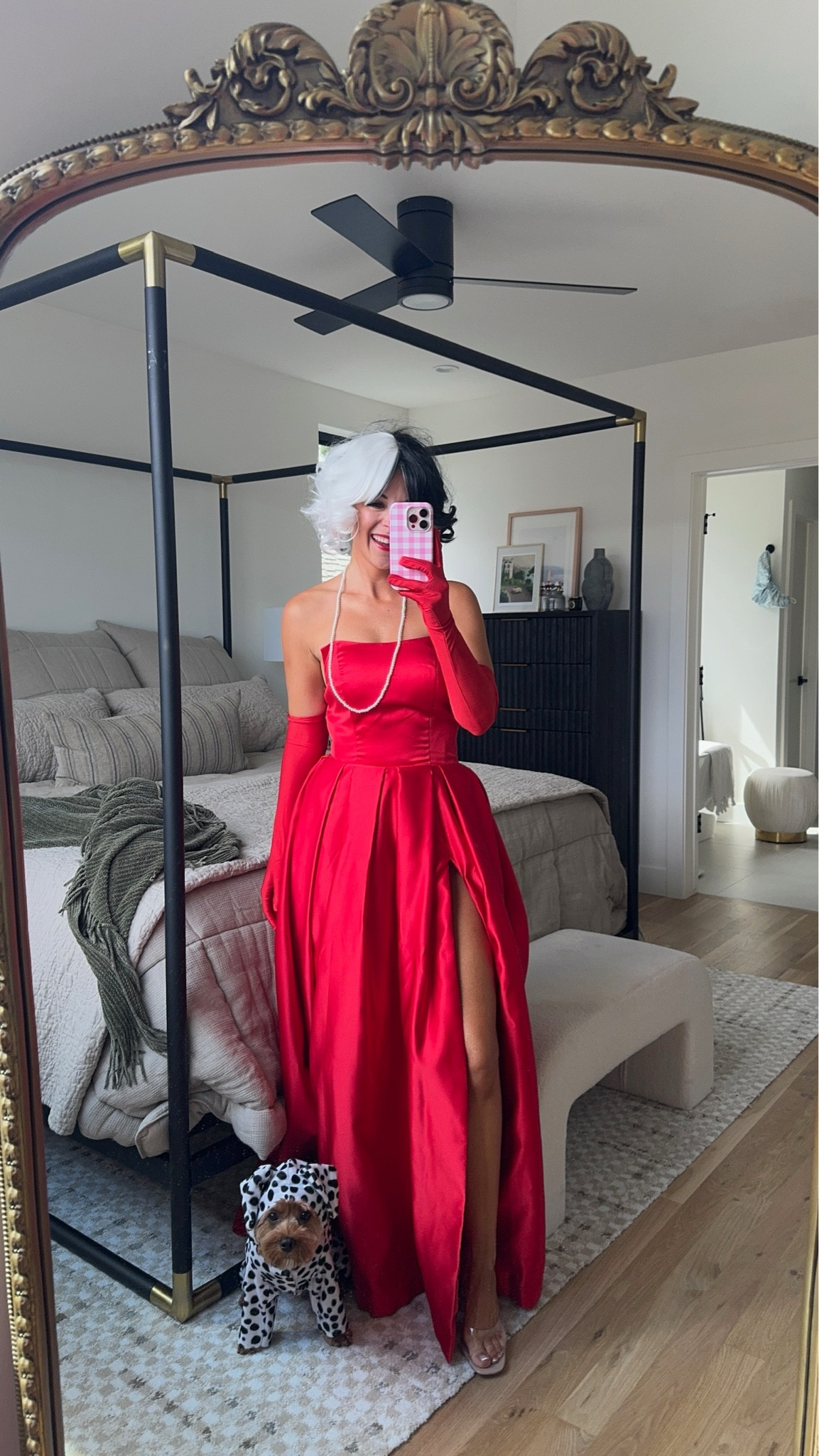 Cruella Halloween costume 101
Dalmatians puppy Halloween costume 

Wearing my usual small/2

#LTKFindsUnder100 #LTKParties #LTKSeasonal