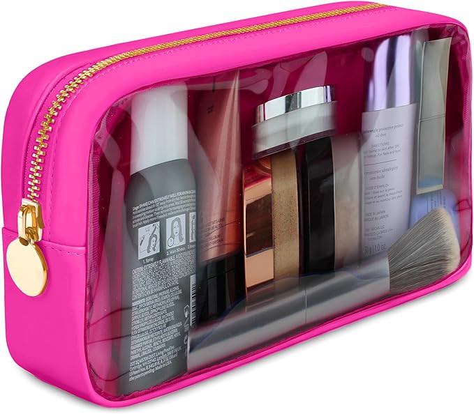 Clear Makeup Bag Mini Makeup Bag for Purse Mini Bag Pouch Purse Clear Pouch Small Cosmetic Bag fo... | Amazon (US)