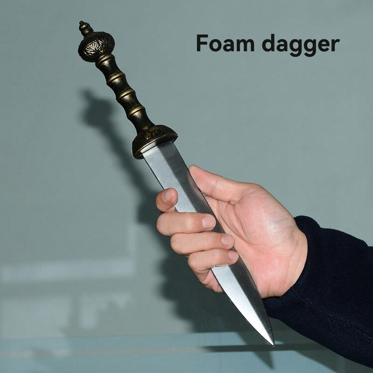 1pc 14-Inch Pu Foam Toy Sword & Dagger Set, Medieval Style, Creative Education, Pretend Play, Kni... | SHEIN