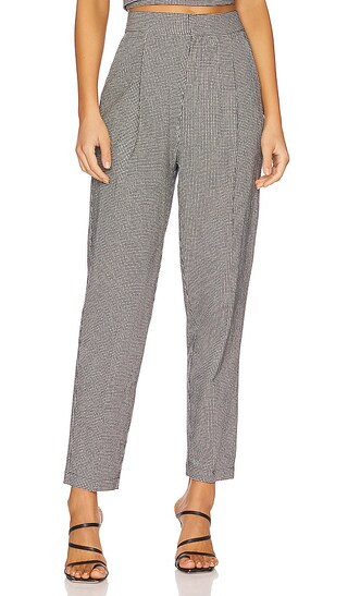 MINKPINK Brooklyn Tapered Pant in Grey. - size XS (also in S) | Revolve Clothing (Global)