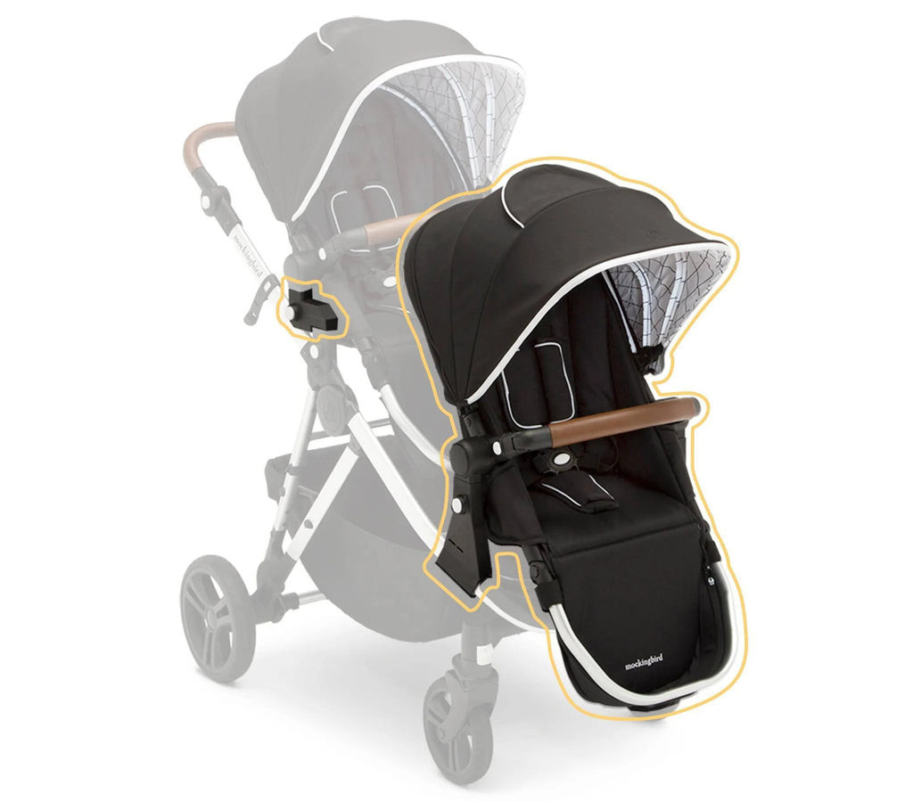 Mockingbird 2nd Seat Kit - Black Canopy - 4pc | REBEL (formerly Rebelstork)