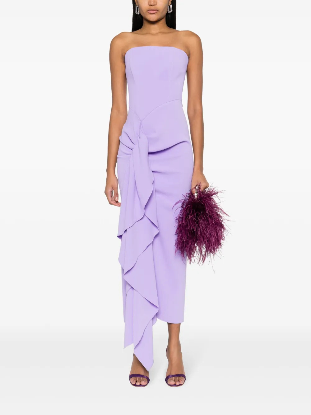 Thalia crepe maxi dress | Farfetch Global