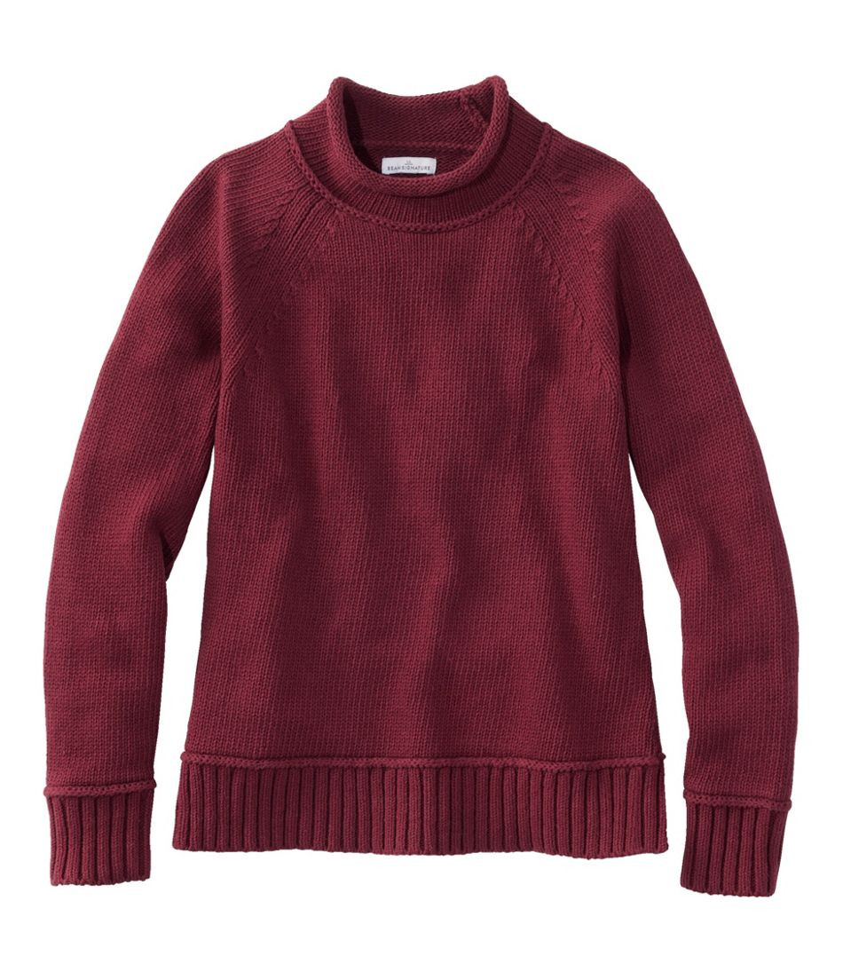 Women's Signature Original Cotton Sweater, Rollneck | L.L. Bean