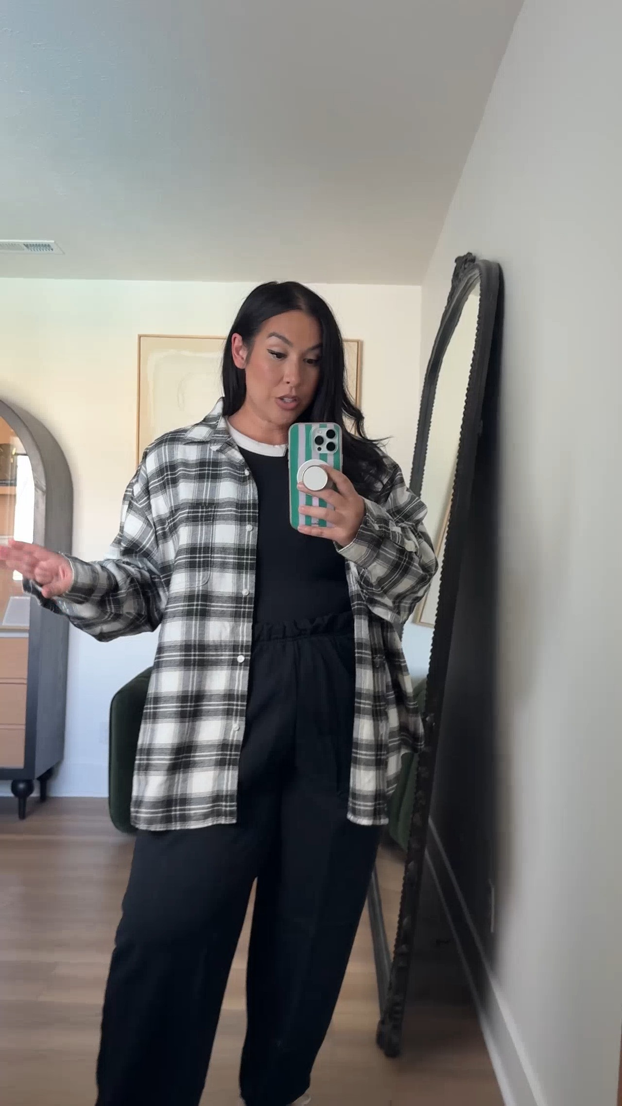 Here is that flannel, its just a good classic oversized fit and so soft!

Flannel: XL
Top: XL
Joggers: L long

aerie, casual outfits, cozy outfits, fall outfits, mid size outfit ideas for fall, affordable outfits, travel outfit idea, mom outfits, fall trends, how to wear a flannel for fall 

 #LTKootd #LTKMidsize