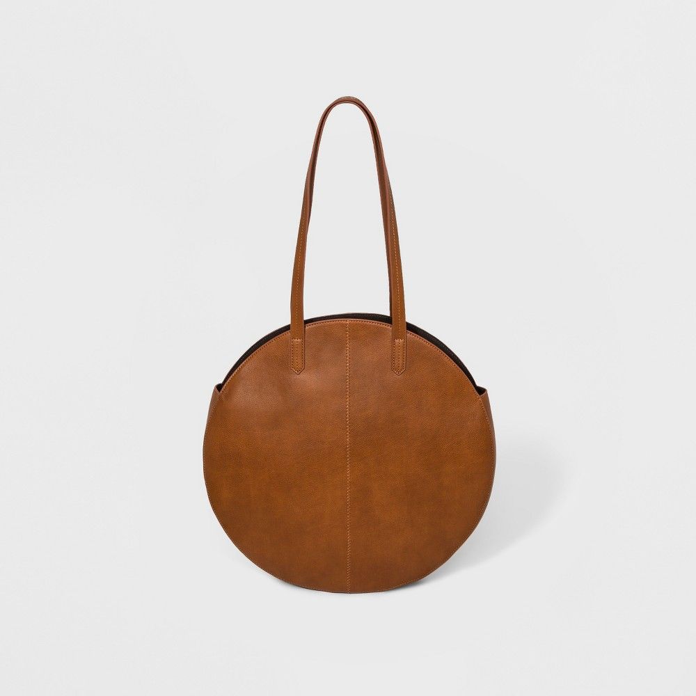 Tambourine Tote Handbag - Universal Thread Cognac (Red), Women's, Size: Large | Target
