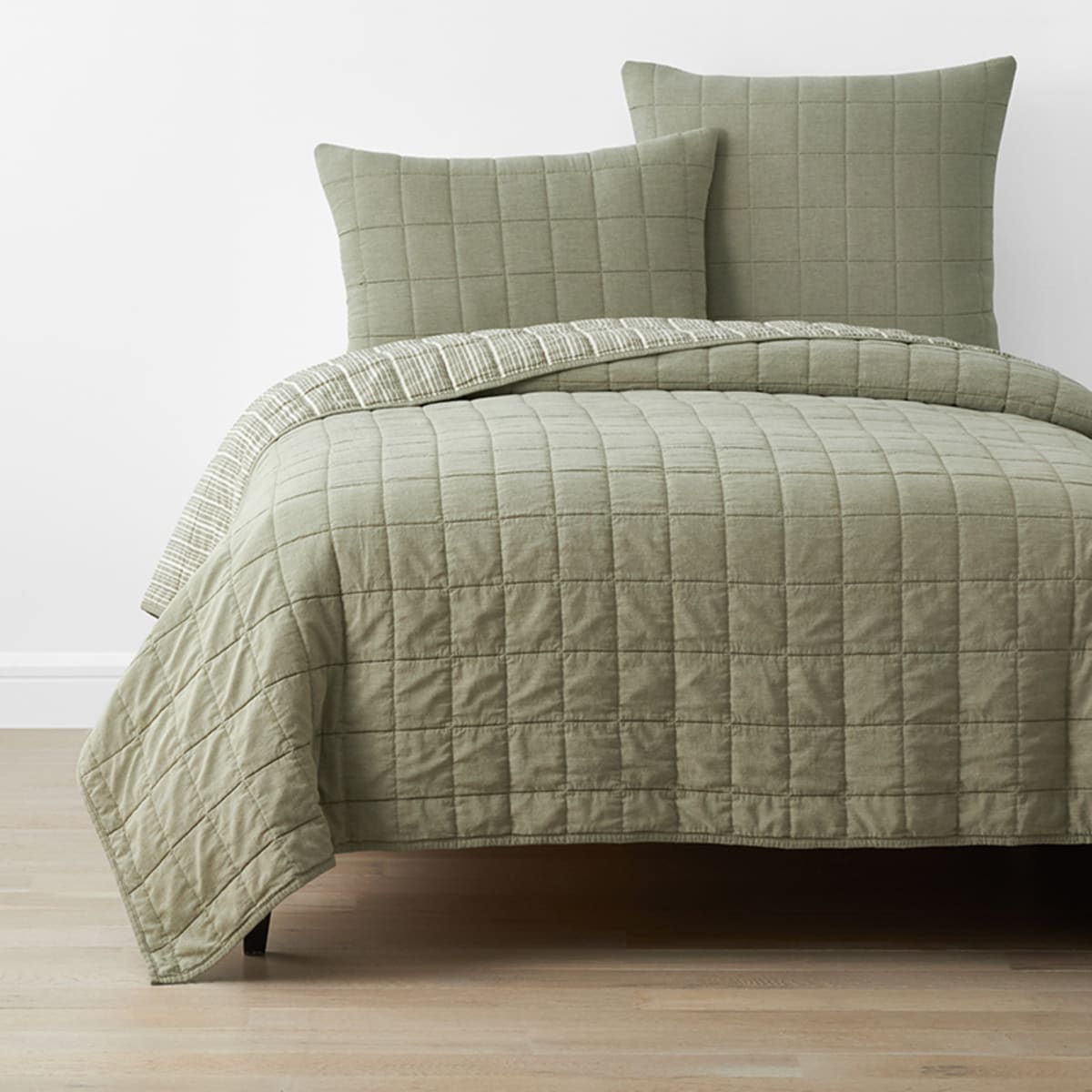 Morgan Reversible Quilted Coverlet | The Company Store