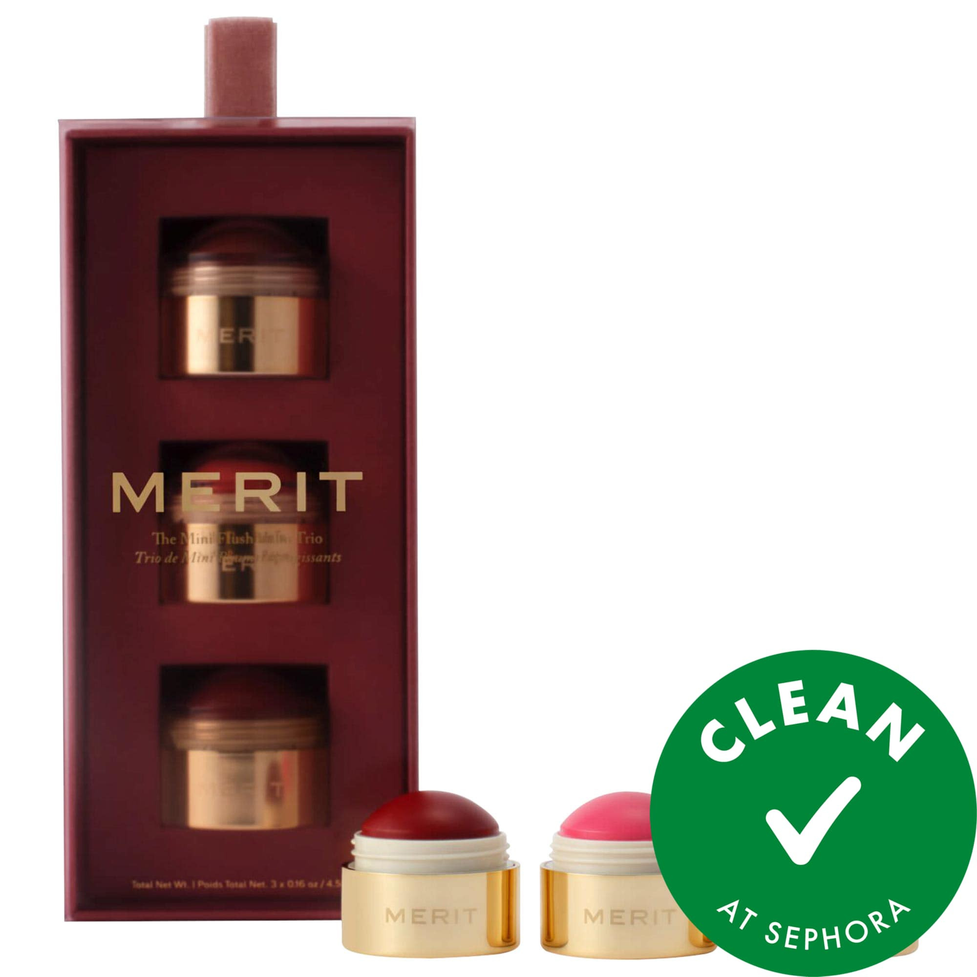 MERIT The Mini Flush Blush Balm Trio | Sephora (US)