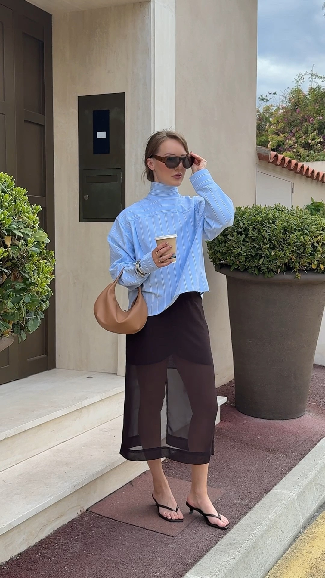 Easy coffee date look - felt like wearing my shirt backwards today… and honestly, if I like it, that’s enough 😏 #minimalstyle, #effortlessstyle, #outfitinspo, #everydaystyle, #chicoutfit

#LTKeurope #LTKsummer #LTKfrance