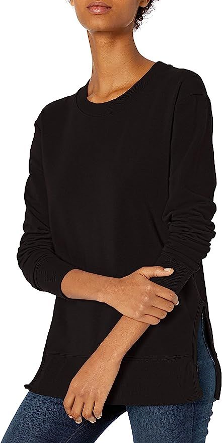 Amazon Brand - Daily Ritual Women's Terry Cotton and Modal Pullover with Side Cutouts | Amazon (US)