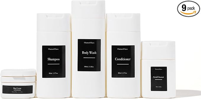 Travel Toiletries Bottles, Travel Shampoo and Conditioner Bottles, Travel Bottles Leak Proof, TSA... | Amazon (US)