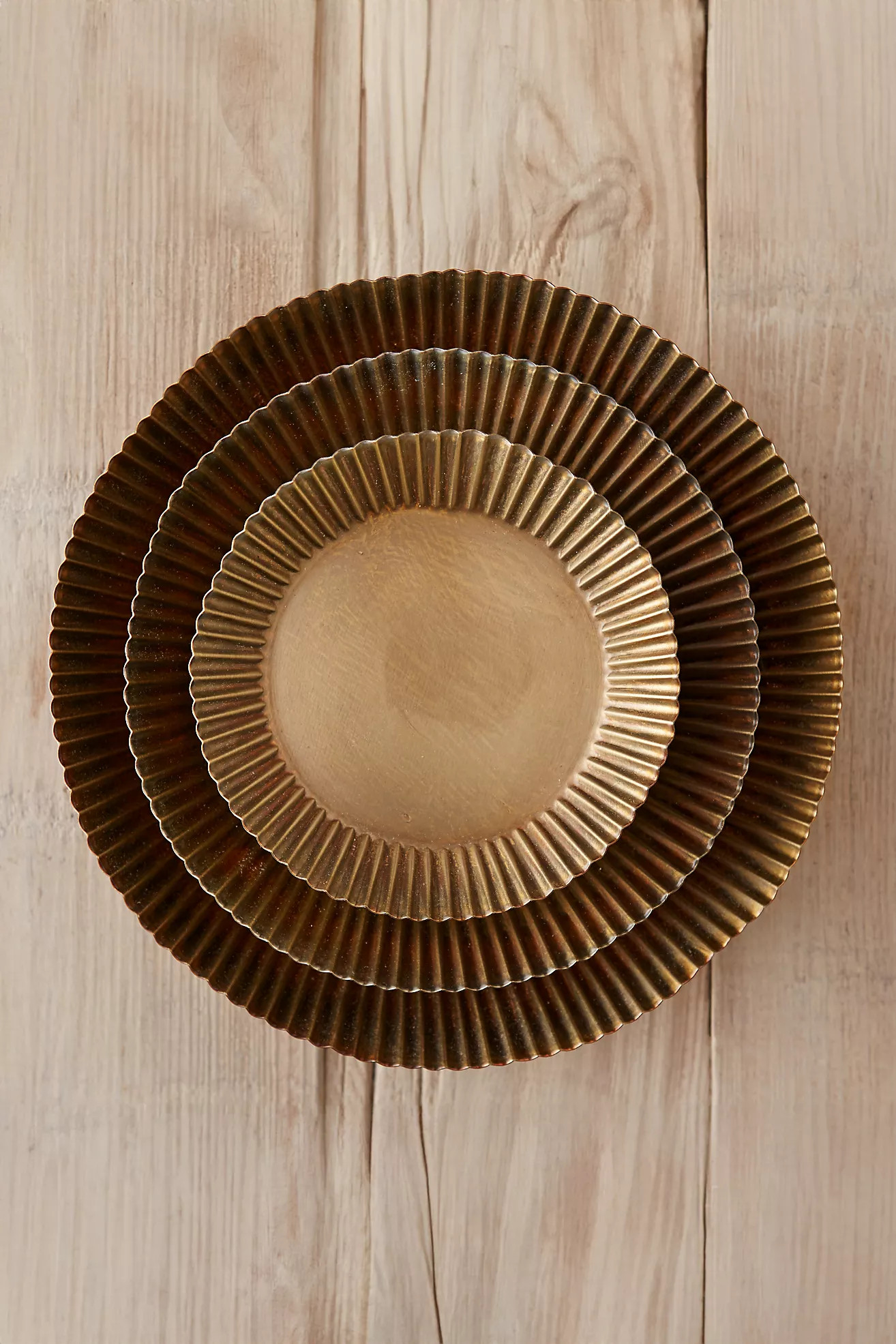 Habit + Form Tart Plant Tray, Brass | Terrain