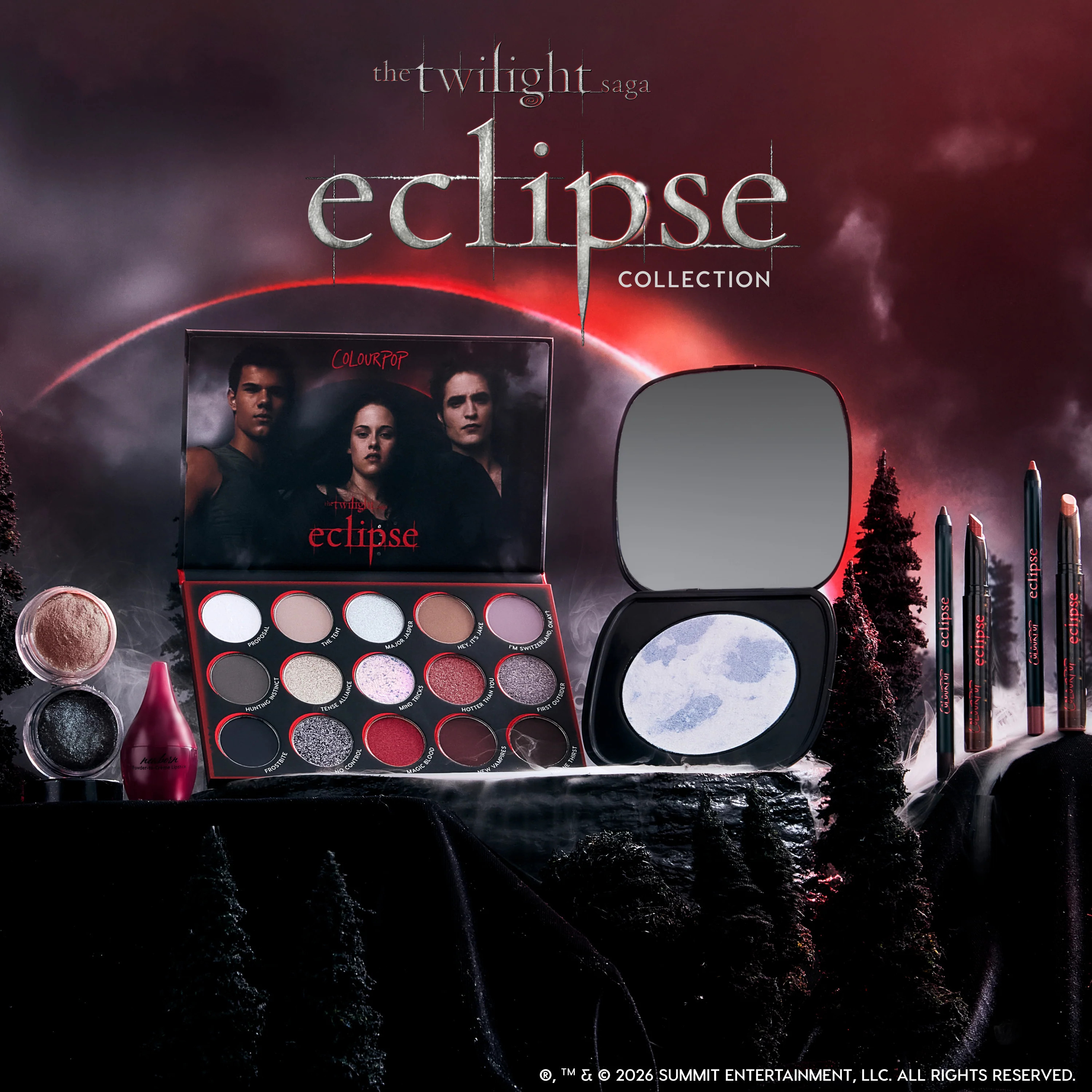 The Twilight Saga Eclipse X ColourPop Full Collection Set | Colourpop