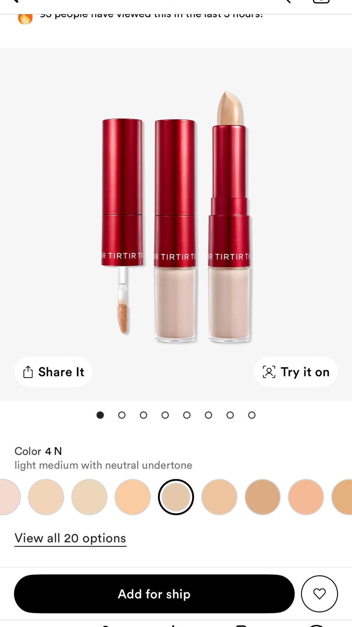 Great affordable concealer and 50% off today only! 

#tirtir #concealer #ultabeauty #sale

#LTKBeauty #LTKSaleAlert #LTKgrwm