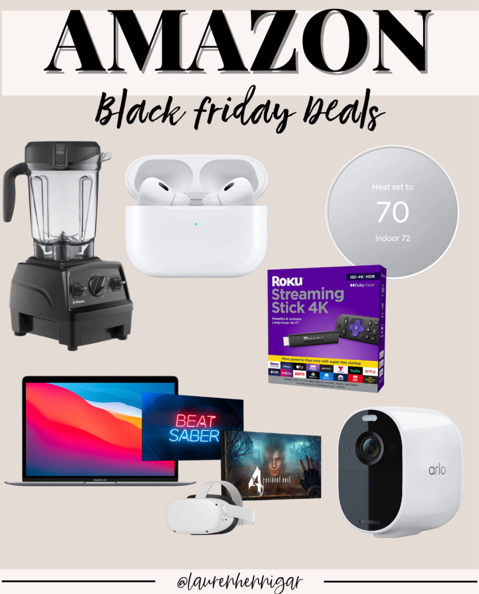 AMAZON ELECTRONICS BLACK FRIDAY DEALS!!!! #amazon #blackfriday #airpodspro #airpods #googlenest #blender #ninja #smarthome

#LTKhome #LTKGiftGuide #LTKCyberweek