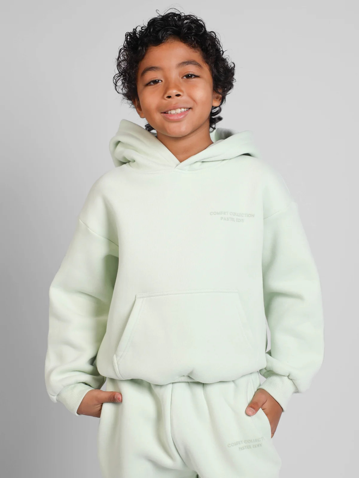 Comfrt Pastel Kids Hoodie | Mint | Green | Oversized | M | Medium | Comfrt