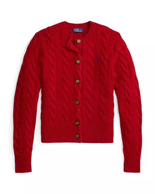 Cable Knit Wool Cashmere Cardigan | Bloomingdale's (US)