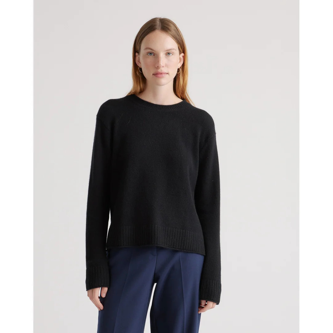Mongolian Cashmere Boxy Crewneck Sweater | Quince