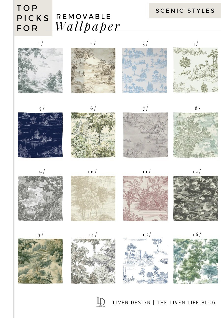 Scenic wallpaper. Nursery decor. Bedroom wallpaper. Temporary wallpaper. Removable wallpaper. Toile wallpaper. Peel and stick wallpaper. Landscape wallpaper 

#LTKSeasonal #LTKHome #LTKSaleAlert