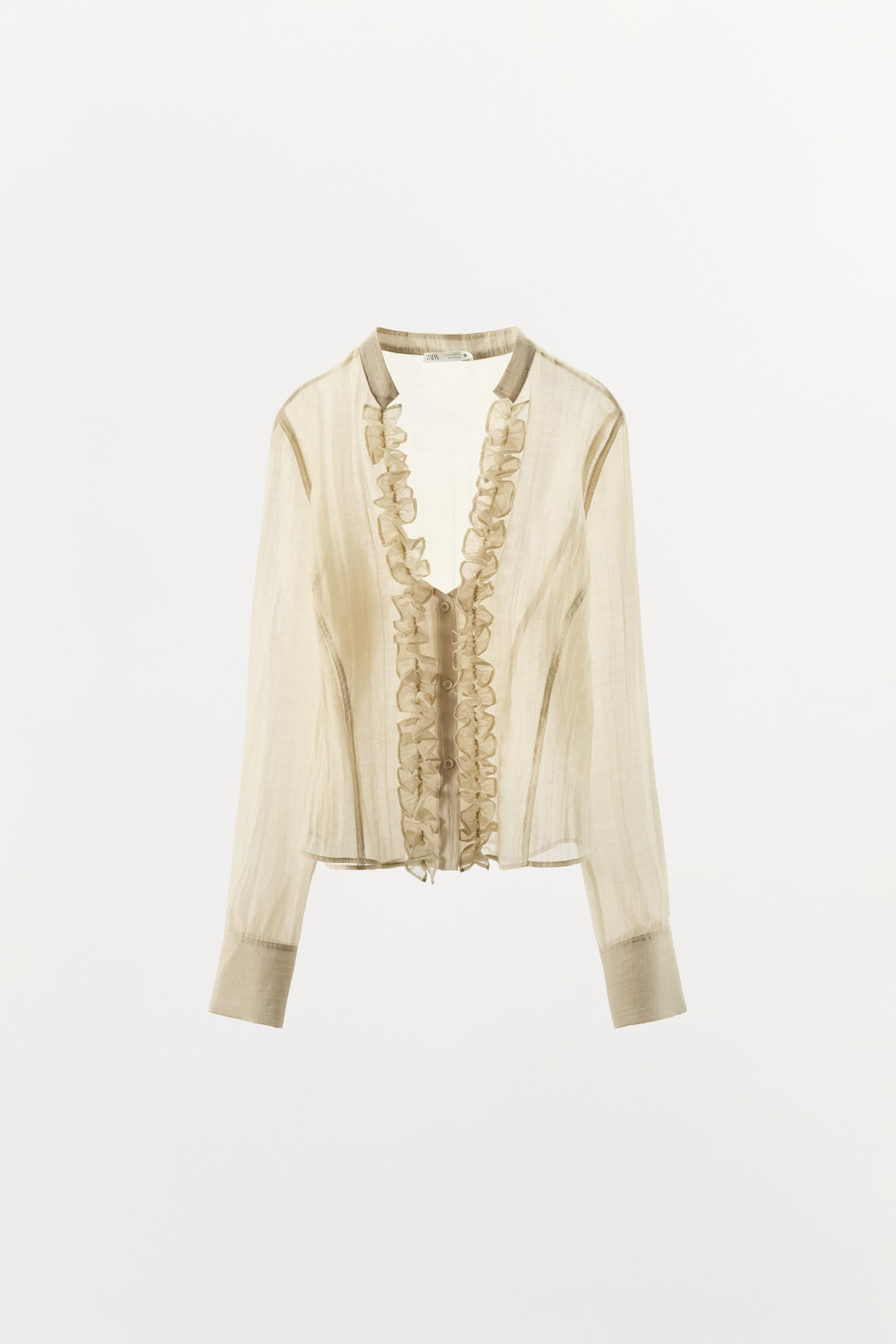 RUFFLED BLOUSE | Zara US