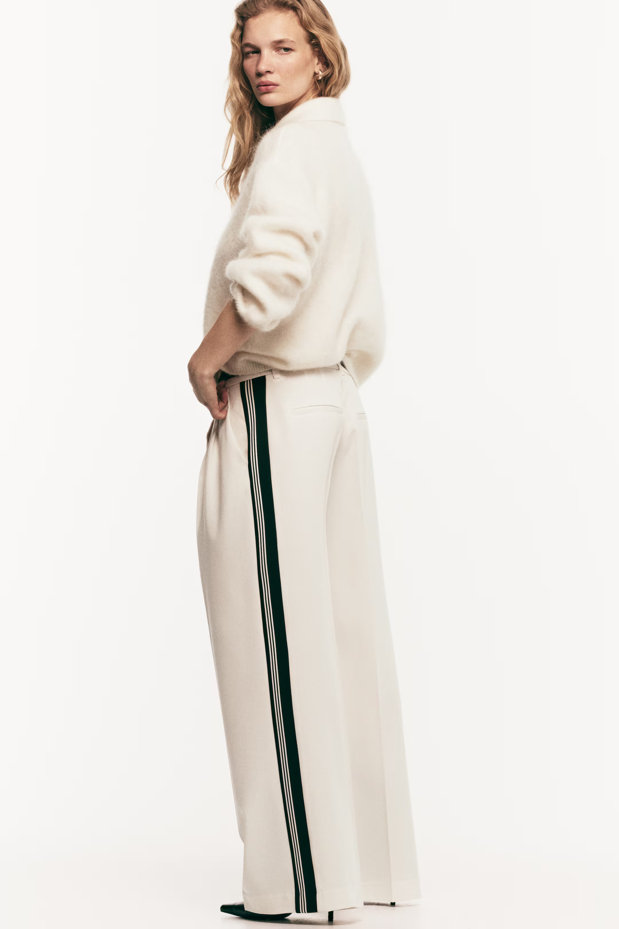 Mohair-blend zip-top jumper | H&M (UK, MY, IN, SG, PH, TW, HK)