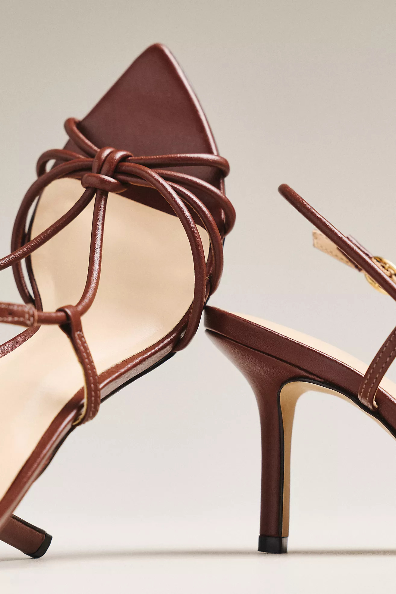 Maeve Aleah Strappy Pointed-Toe Heels | Anthropologie (US)