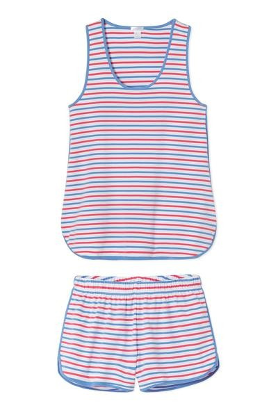 Pima Tank-Short Set in Sail | LAKE Pajamas