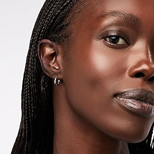 Ana Luisa Trendy Huggie Hoop Earrings for Women - 14K Gold Plated or Sterling Silver Hoop Earring... | Amazon (US)
