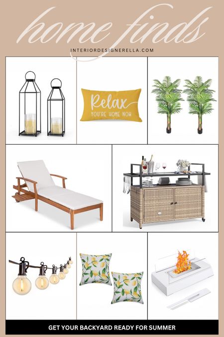 Get your patio or backyard ready for summer with these amazing finds from Amazon home! Scroll down to shop! Xo!

#LTKStyleTip #LTKSeasonal #LTKHome