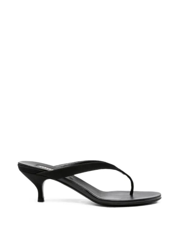thong-strap kitten-heel sandals | Farfetch Global