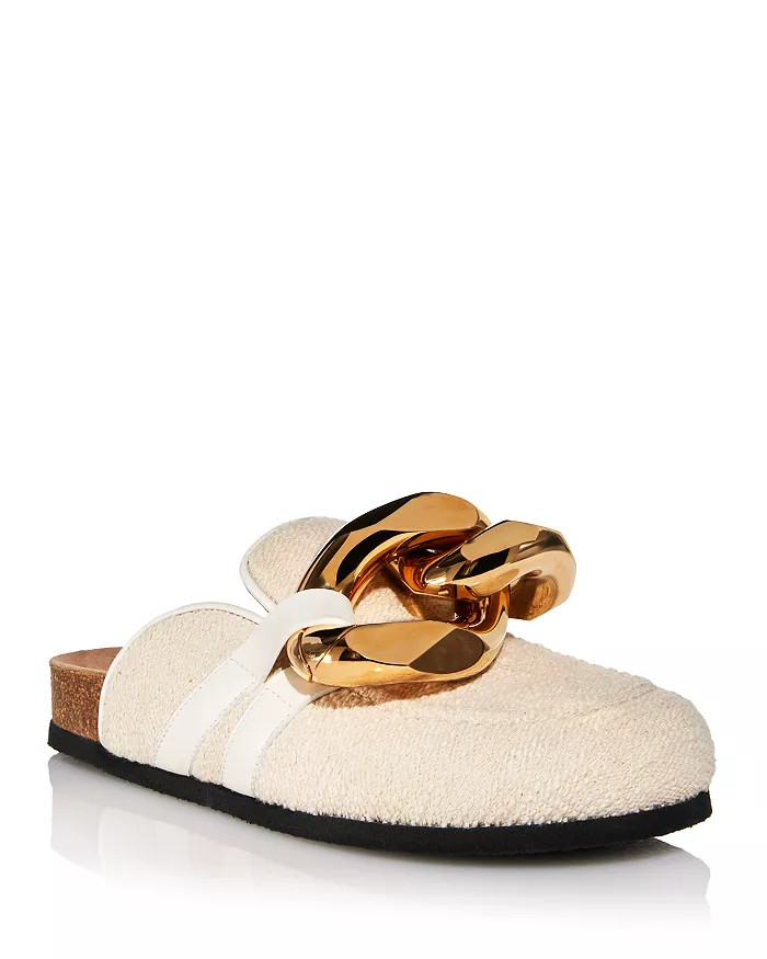 JW Anderson Women's Link Chain Boucl&eacute; Mule Loafers Shoes - Bloomingdale's | Bloomingdale's (US)