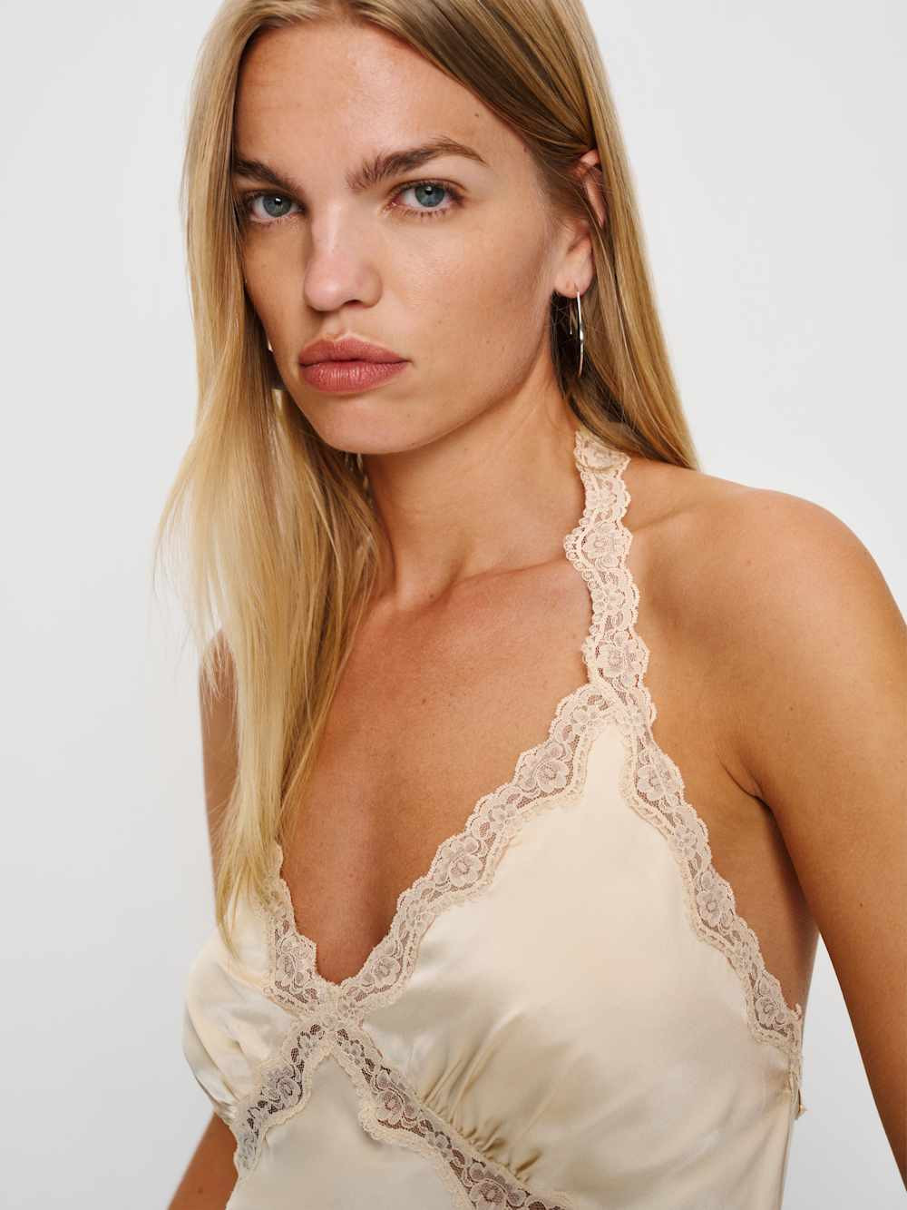 Monica Silk Top | Reformation (Global)