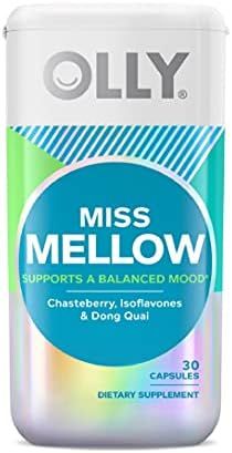 OLLY Miss Mellow Capsules, Hormone Balance and Mood Support, Vegan Capsules, Supplement for Women... | Amazon (US)