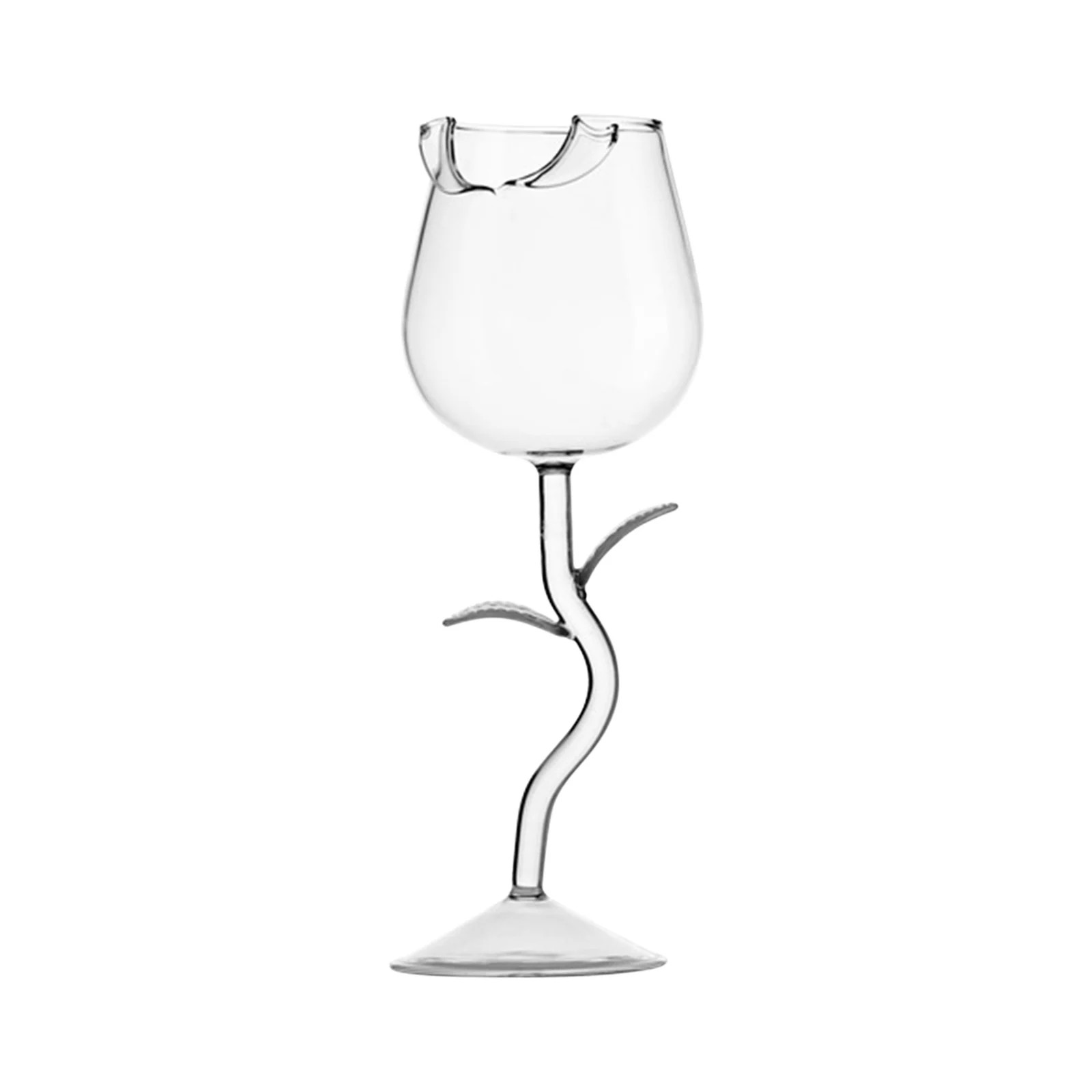Elainilye Rose Gold Wine Glass, High-End Stemware Cup, Tall Crystal Drinking Goblet | Walmart (US)