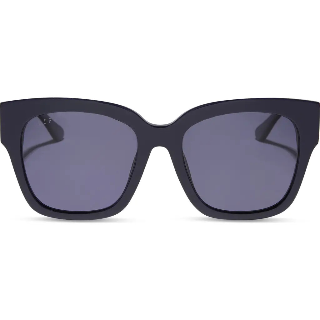 DIFF Bella II 54mm Polarized Gradient Square Sunglasses in Royal /Midnight at Nordstrom | Nordstrom
