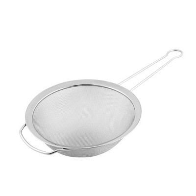 Unique Bargains Stainless Steel Fine Oil Mesh Colander Flour Sieve 8" Dia Strainers Silver Tone | Target