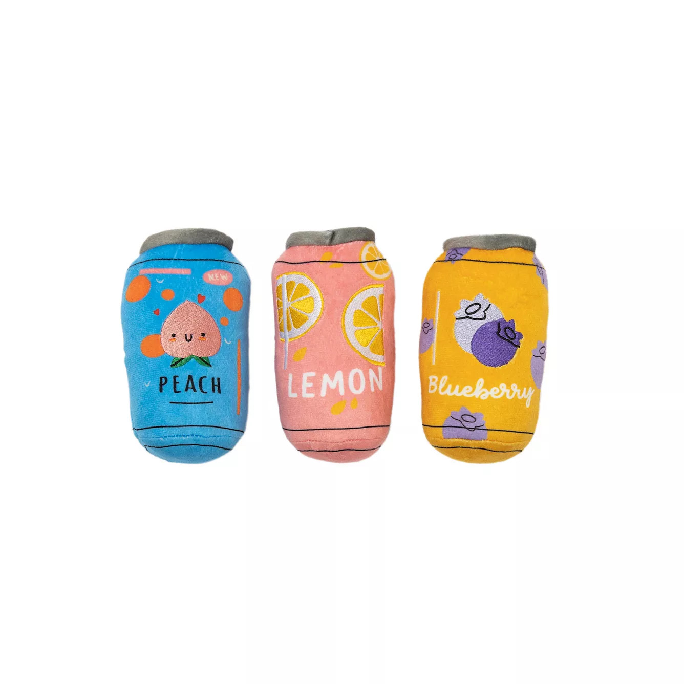 WOOF\u00ae Fruit Soda Can Plush Pet Toy 3-Pack | Kohl's