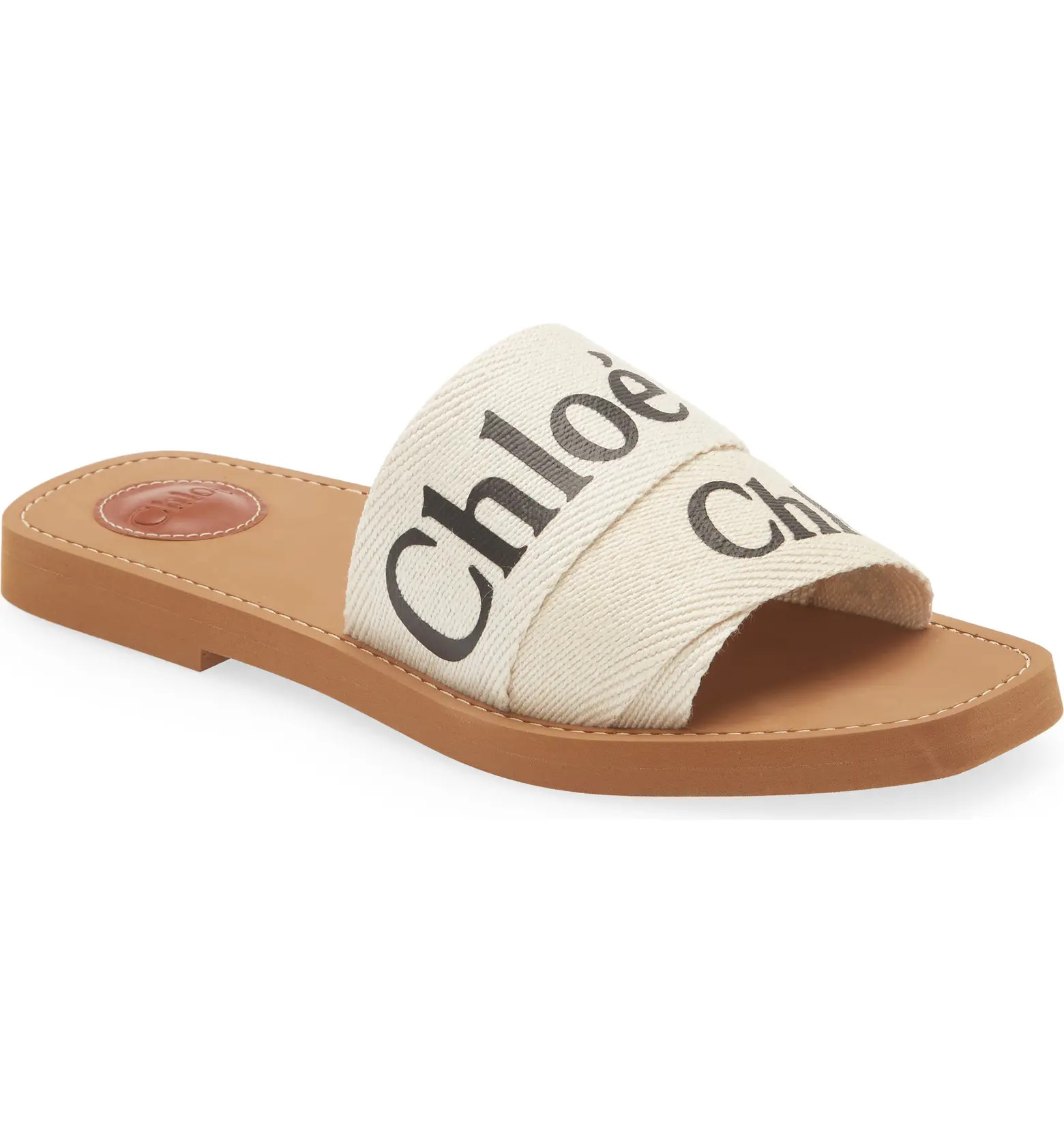 Woody Logo Slide Sandal (Women) | Nordstrom