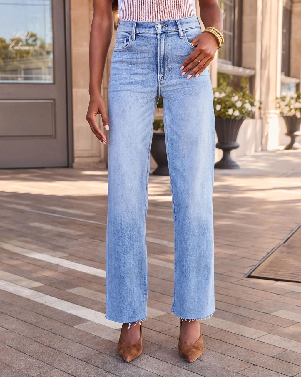 VICI Icon Super Stretch High Rise Straight Jeans | VICI