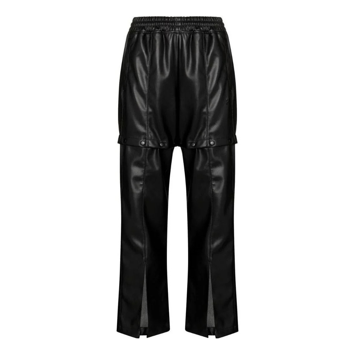 (WMNS) adidas Always Original Faux Leather Track Pants 'Black' | KICKS CREW