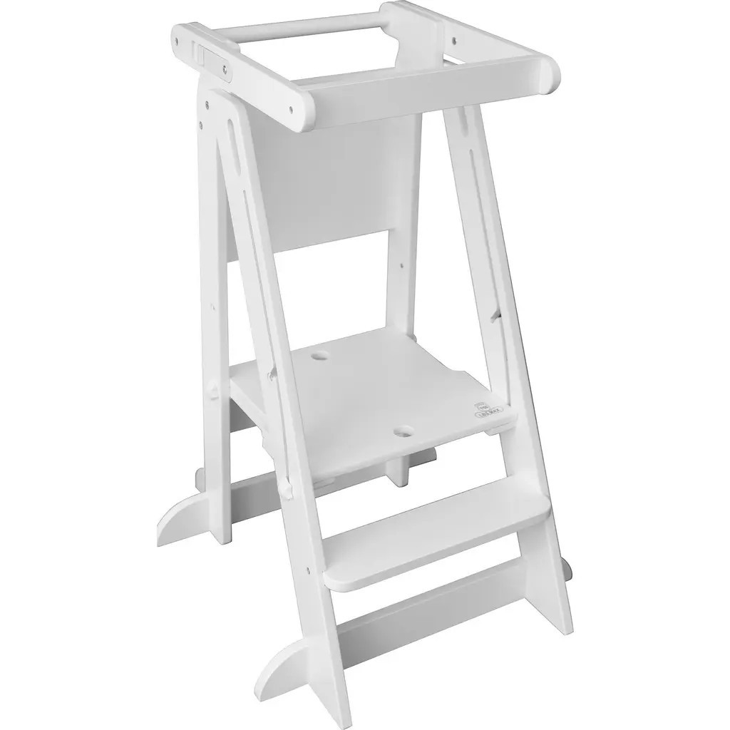 Little Partners Learn 'N Fold Learning Tower® Toddler Step Stool in Soft White at Nordstrom | Nordstrom