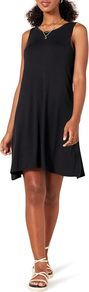 Amazon Essentials Women's Tank Swing Dress (Available in Plus Size) | Amazon (US)