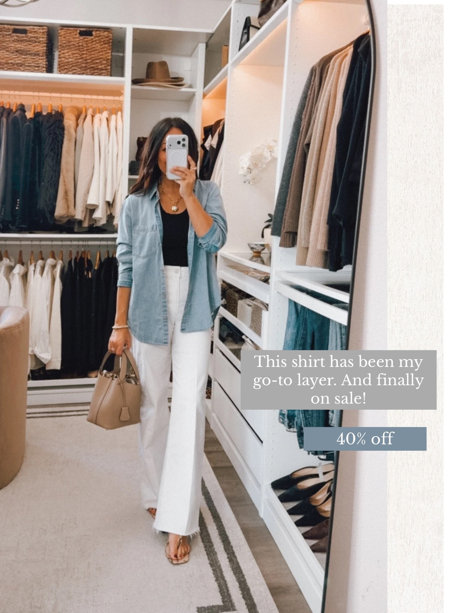 Shirt back on sale! Wearing a 4 in the shirt… jeans TTS 

#LTKOver40