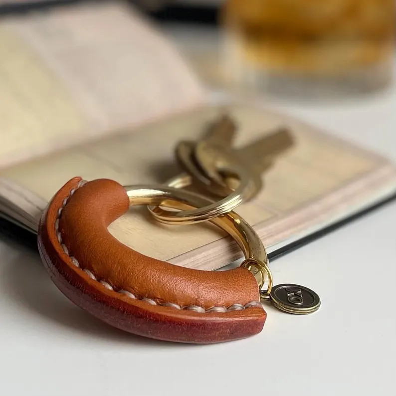 Leather Keyring Classics Collection Sturdy, Elegant and Handmade in Our Studio to Love and Last. ... | Etsy (US)
