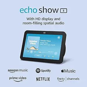 Amazon Echo Show 8 (newest model), With Spatial Audio, Smart Home Hub, and Alexa, Charcoal | Amazon (US)