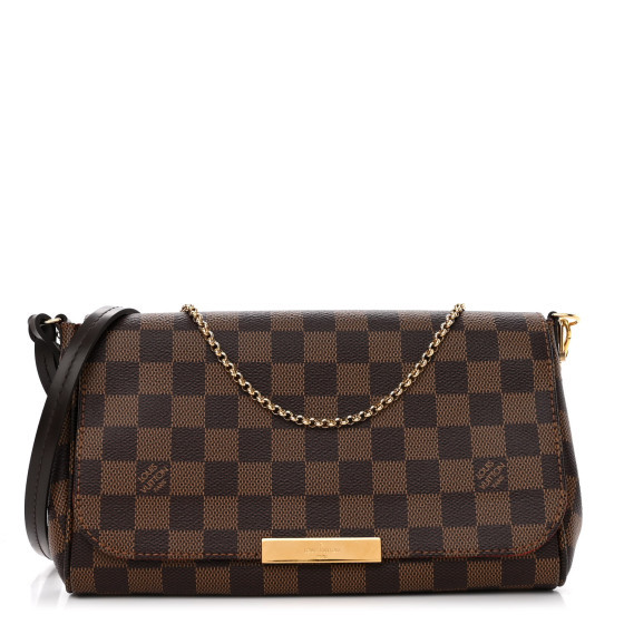Damier Ebene Favorite MM | FASHIONPHILE (US)