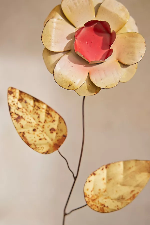 Flower Iron Stake + Stand, Low | Anthropologie (US)