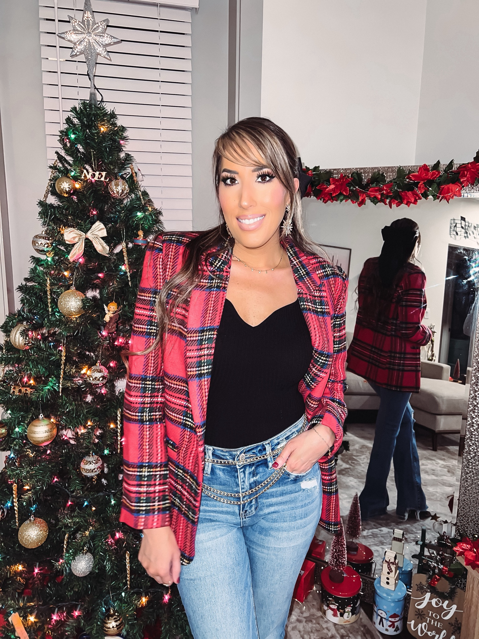 Merry Christmas Eve look. 30% off sitewide use code: Vici30 

#LTKstyletip #LTKSeasonal #LTKHoliday