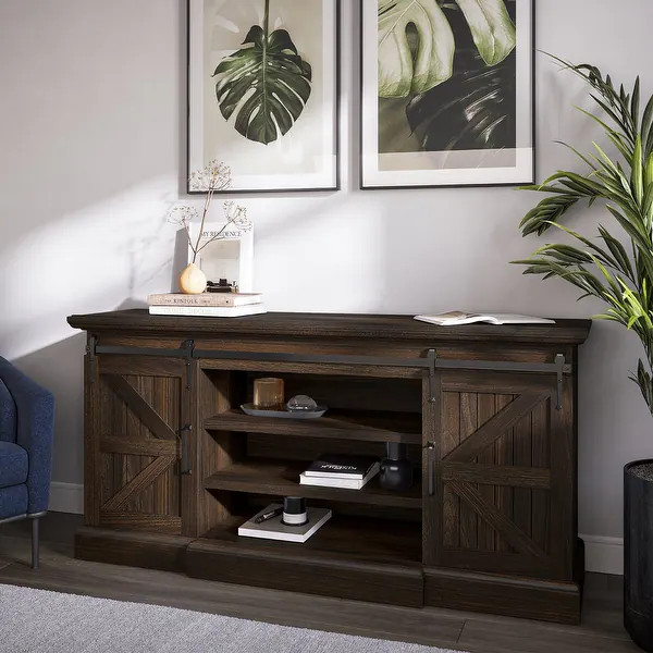 BELLEZE 60" Universal Stand Console Fit TV's Up to 65", 5 Colors | Bed Bath & Beyond