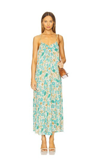 SPELL Goldie Maxi Dress in Blue. - size M | Revolve Clothing (Global)