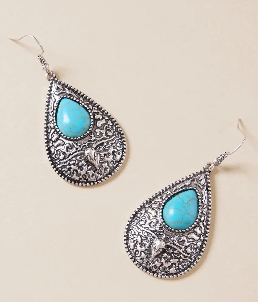 NewTurquoise Teardrop EarringSterling & StitchPrice $19.99What do you want to know about this pr... | Buckle